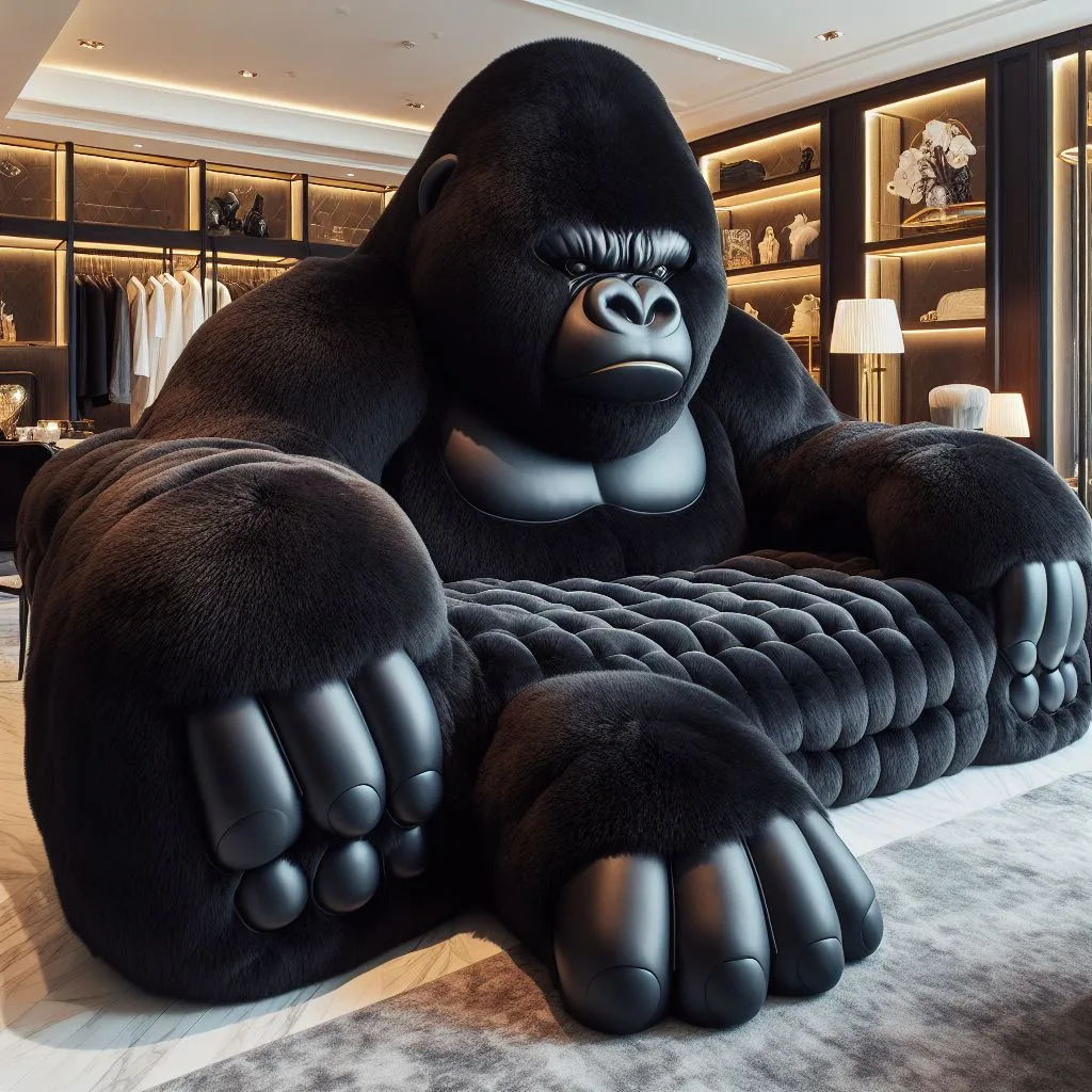 Unleash Your Wild Side with These Gorilla Sofa Designs