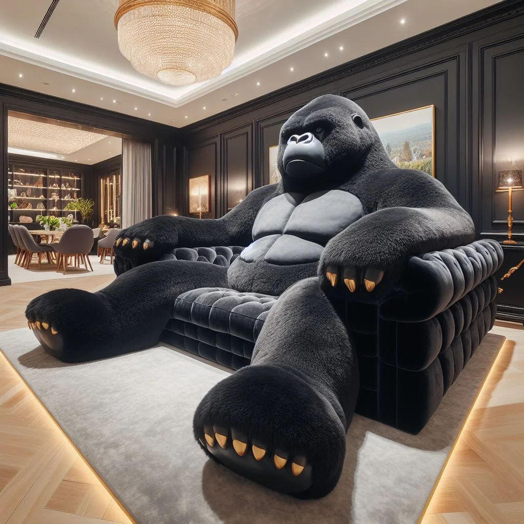 Unleash Your Wild Side with These Gorilla Sofa Designs