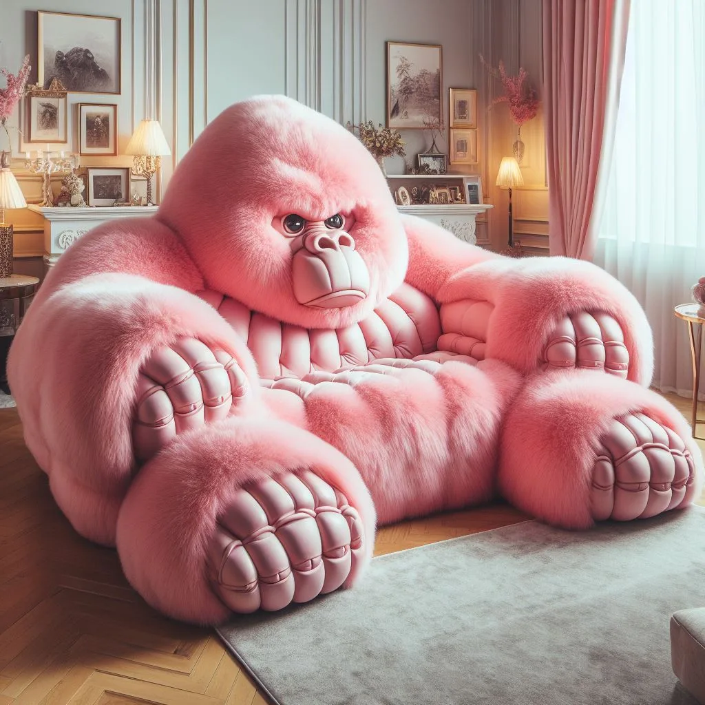 Unleash Your Wild Side with These Gorilla Sofa Designs