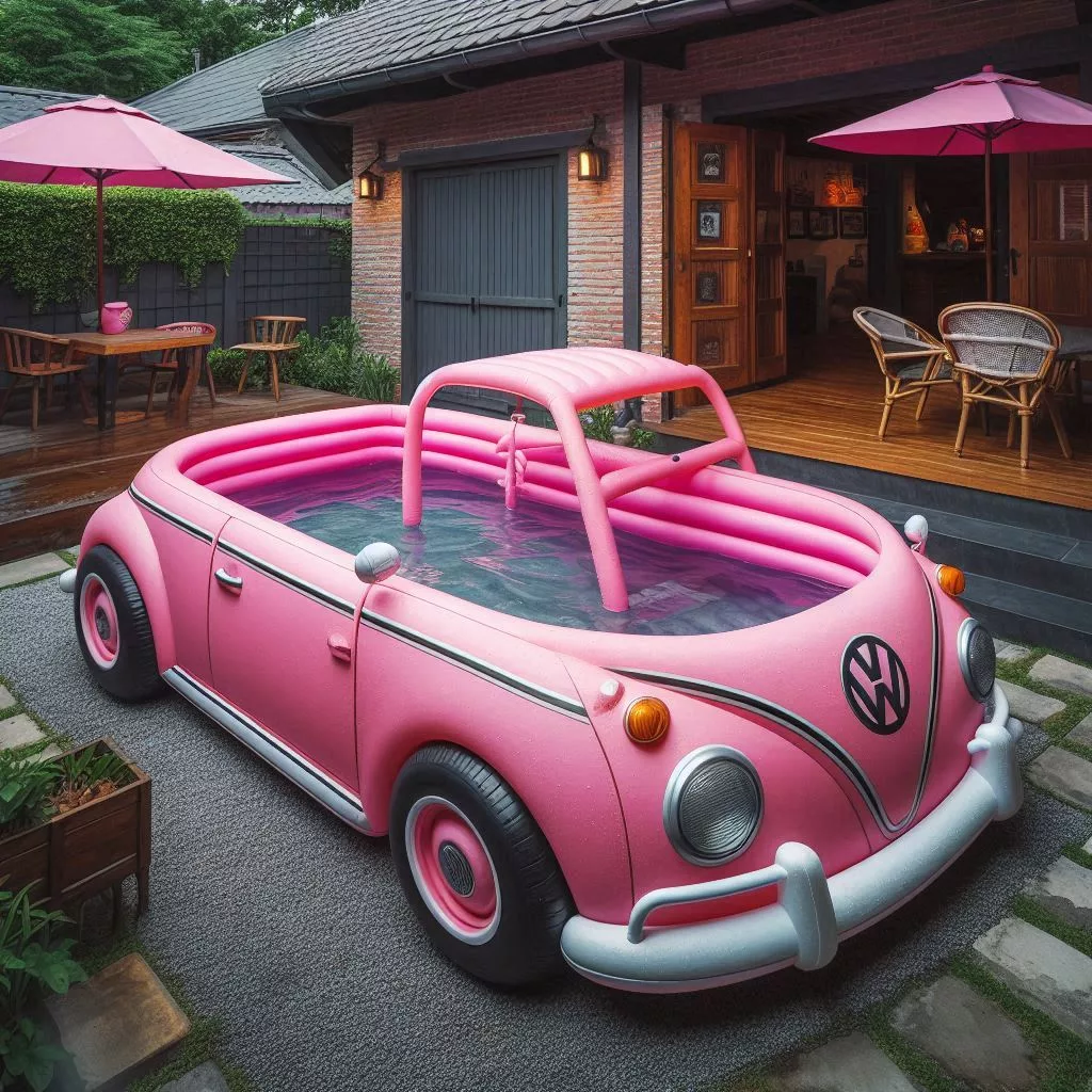 Inflatable Volkswagen Pool: The Perfect Gift for Car Enthusiasts