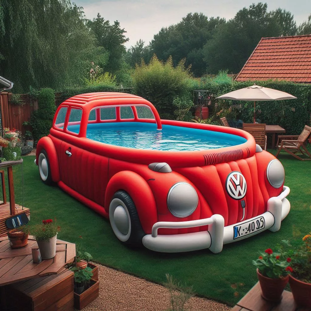 Transform Your Backyard into a German Oasis: Inflatable Volkswagen Pool Guide