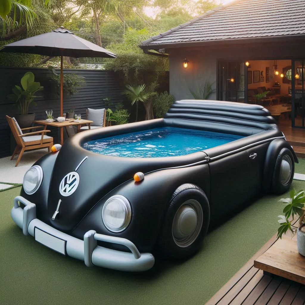 Inflatable Volkswagen Pool: The Ultimate Summer Pool Party