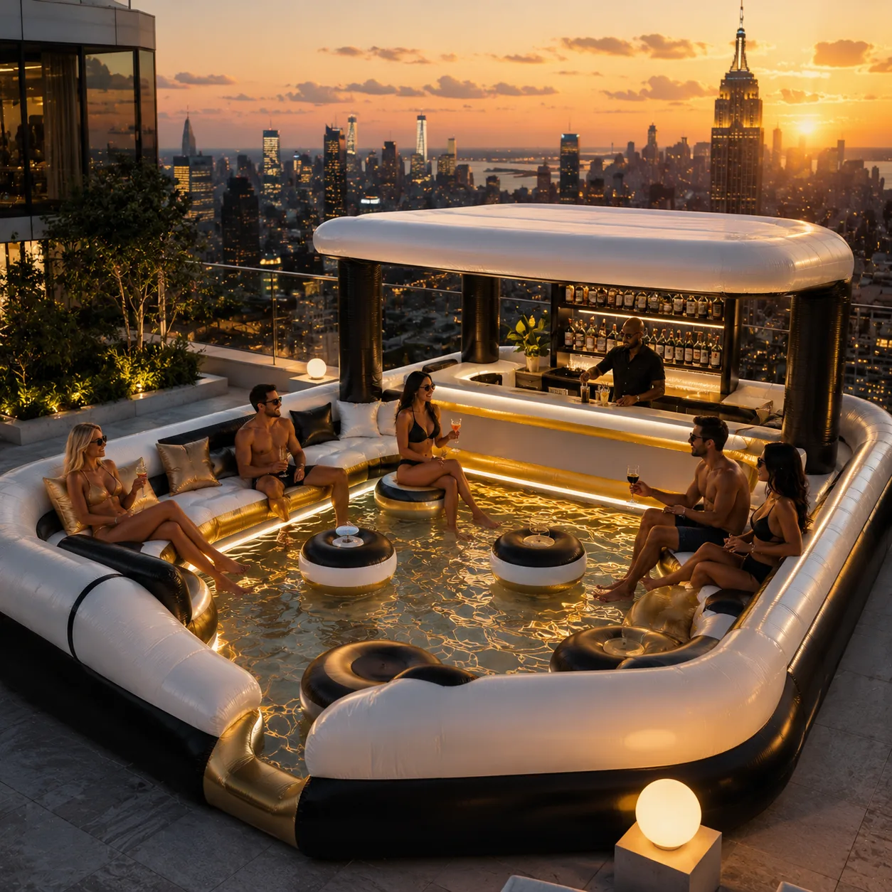 The Rise of Inflatable Pool Bars: Why They’re Popular