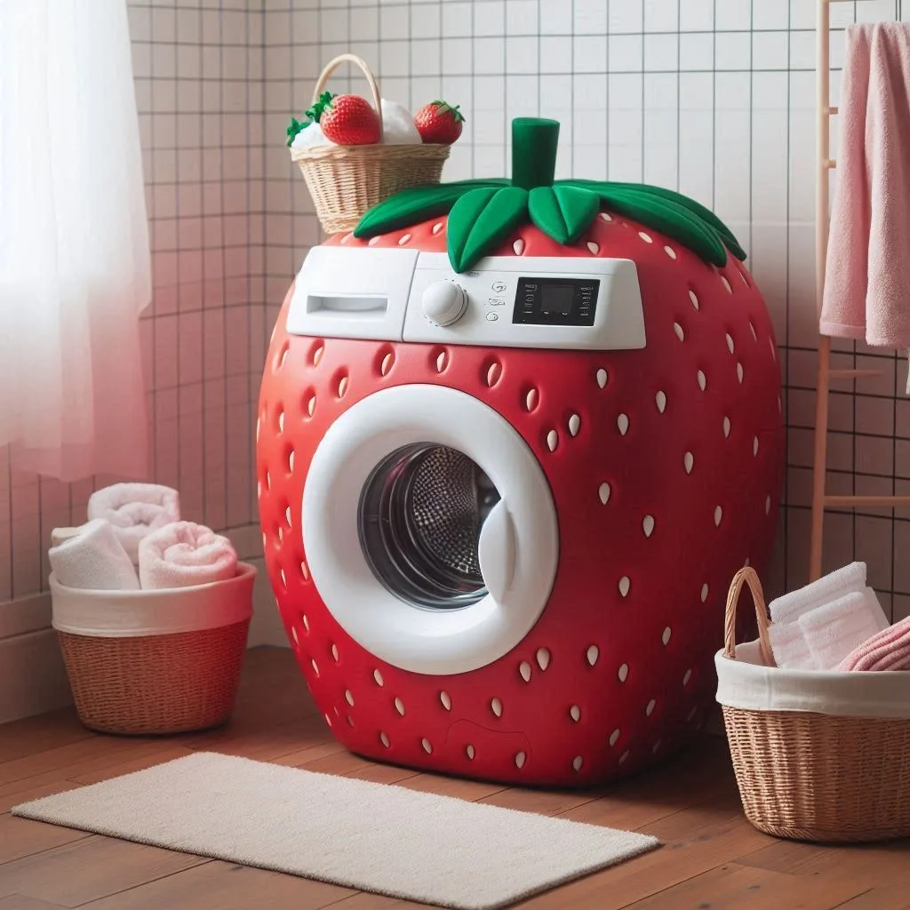 Fruit Shaped Washing Machine: A Fresh Spin on Laundry Innovation