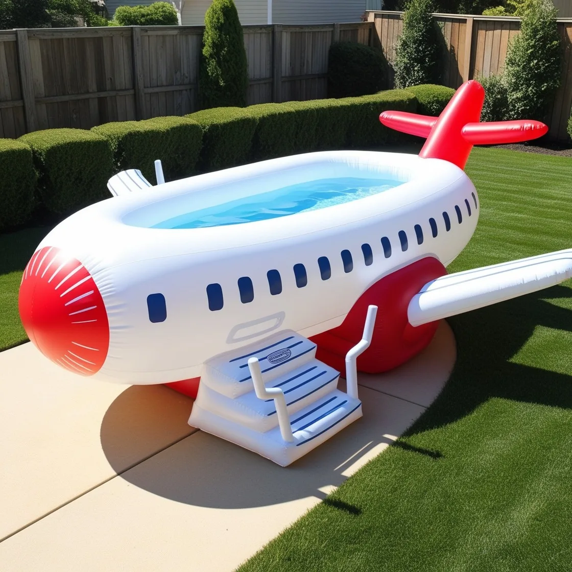 Dive into Fun: Inflatable Aeroplane Pools for an Exciting Summer Adventure