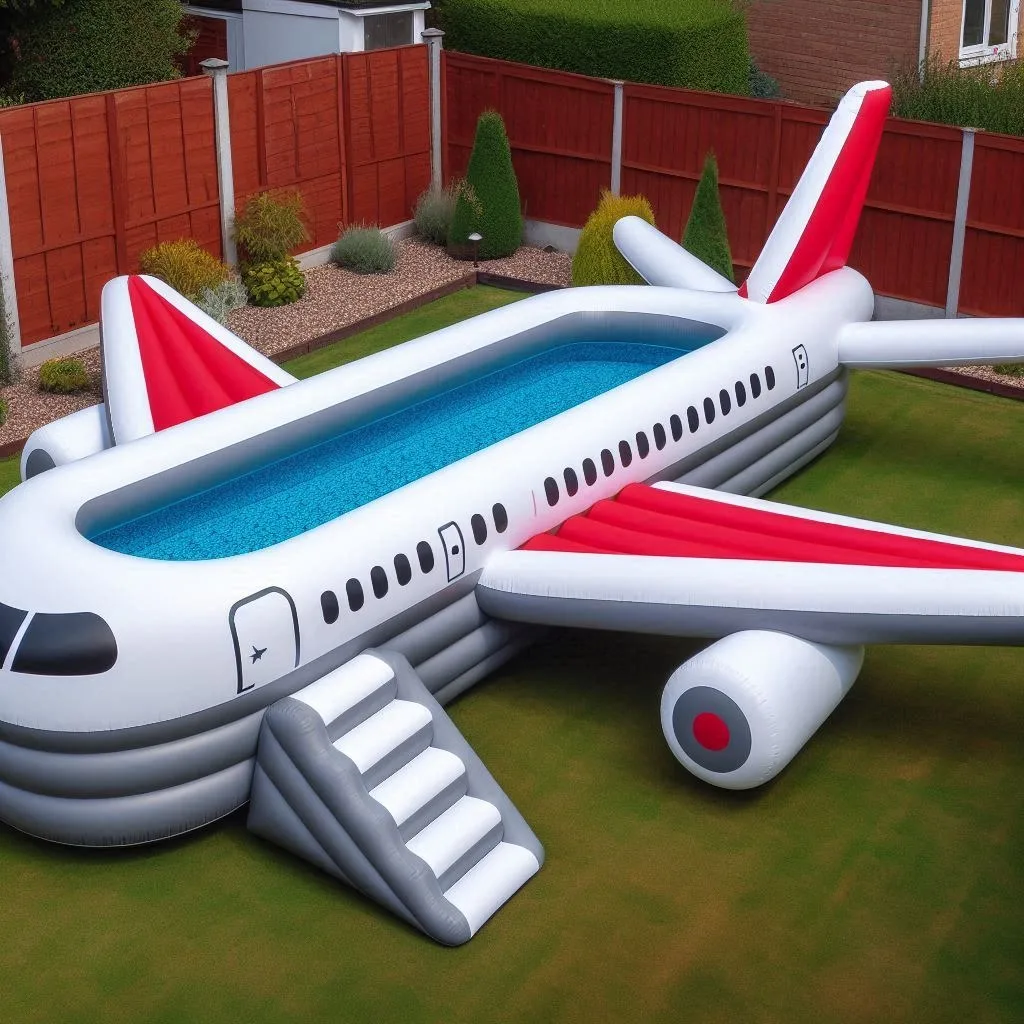 Dive into Fun: Inflatable Aeroplane Pools for an Exciting Summer Adventure