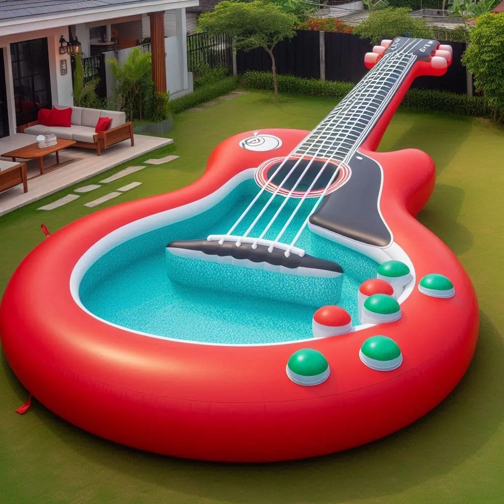 Rock Your Summer: Dive into Fun with Inflatable Guitar Pools!