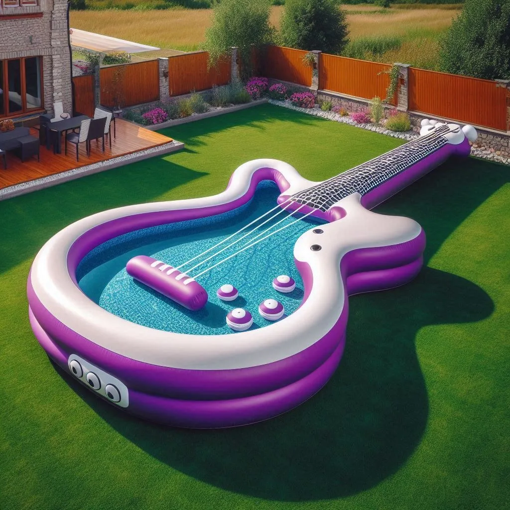 Rock Your Summer: Dive into Fun with Inflatable Guitar Pools!