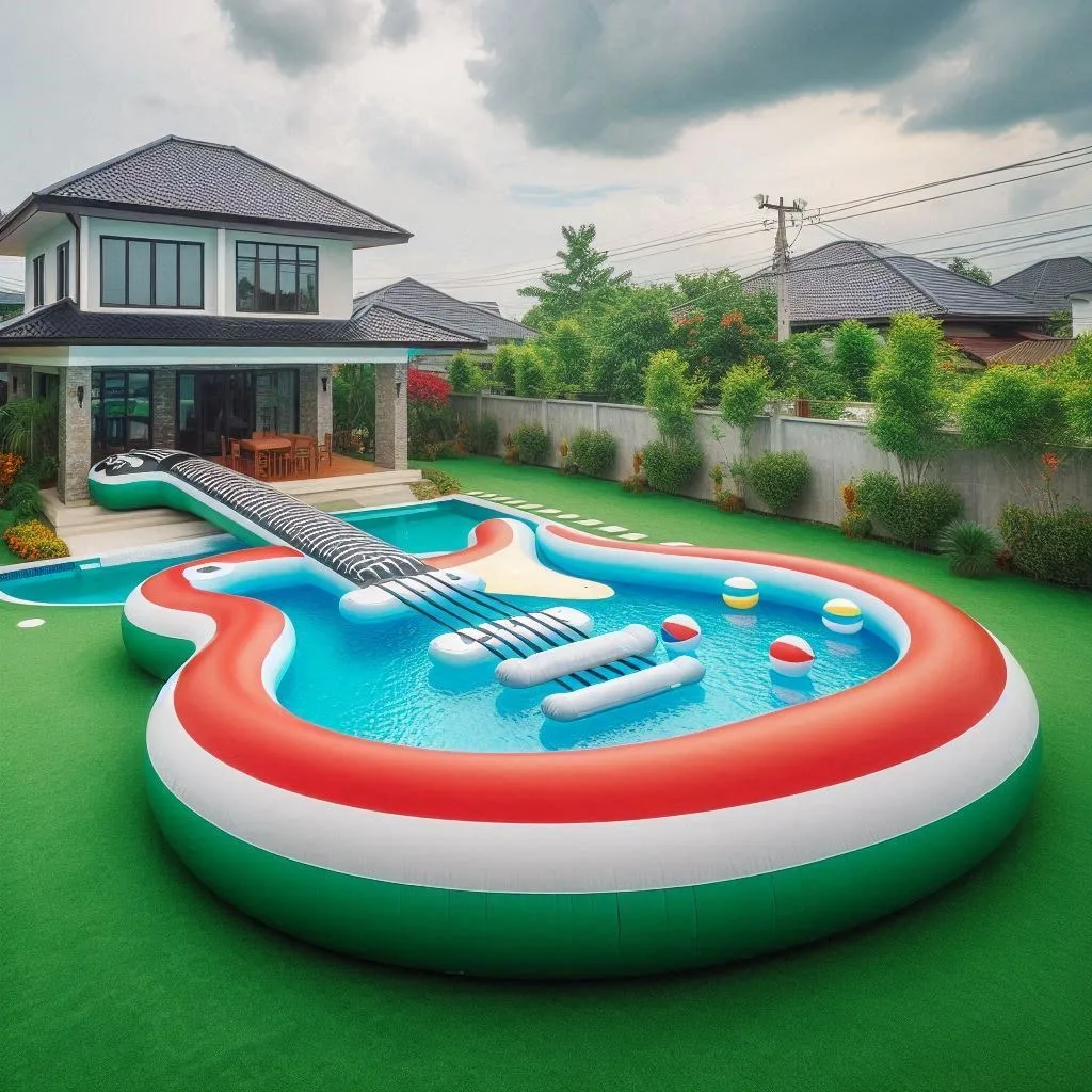 Rock Your Summer: Dive into Fun with Inflatable Guitar Pools!