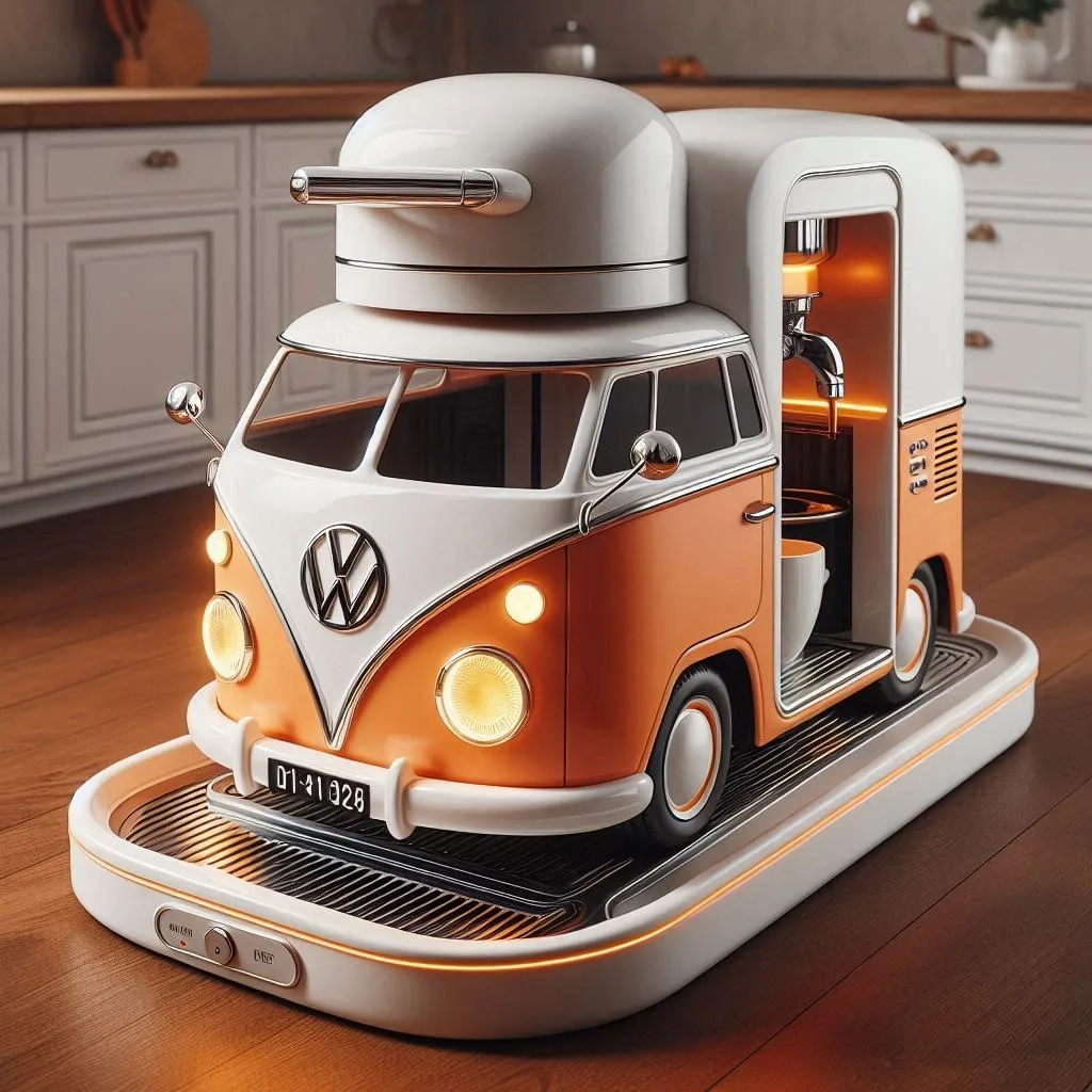 Brew in Style: The Iconic Volkswagen Bus Coffee Maker for Your Home