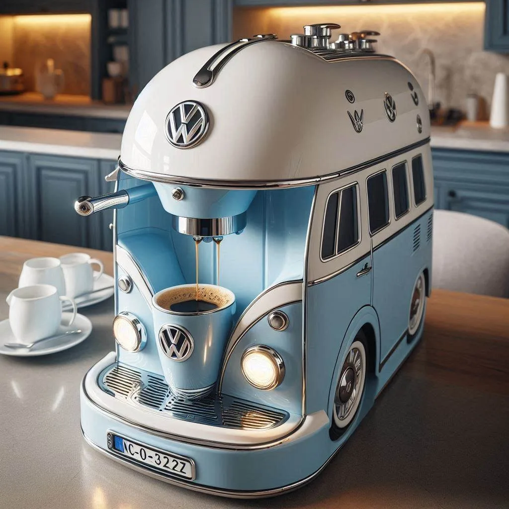 Brew in Style: The Iconic Volkswagen Bus Coffee Maker for Your Home