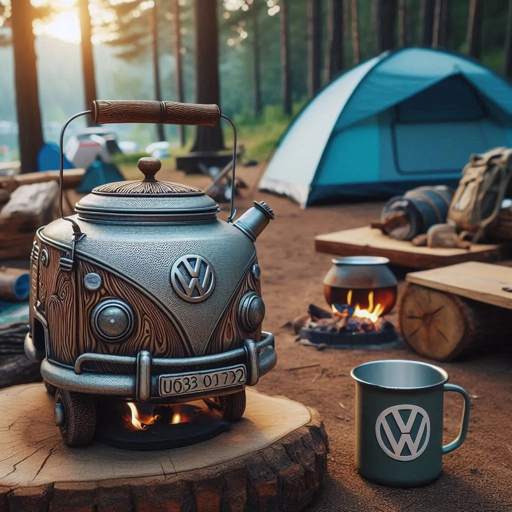 A Unique Experience: The Volkswagen Wood-Fired Kettle – A Perfect Blend of Style and Tradition