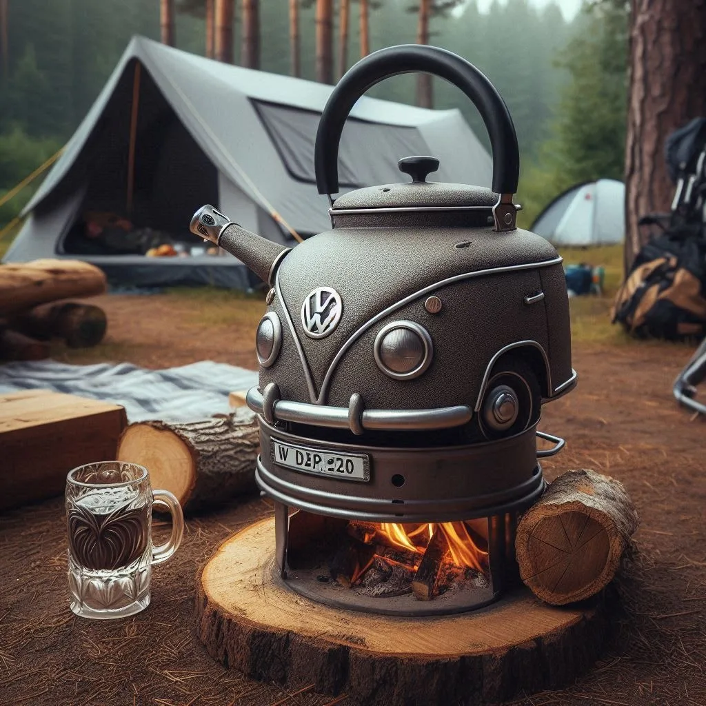 A Unique Experience: The Volkswagen Wood-Fired Kettle – A Perfect Blend of Style and Tradition