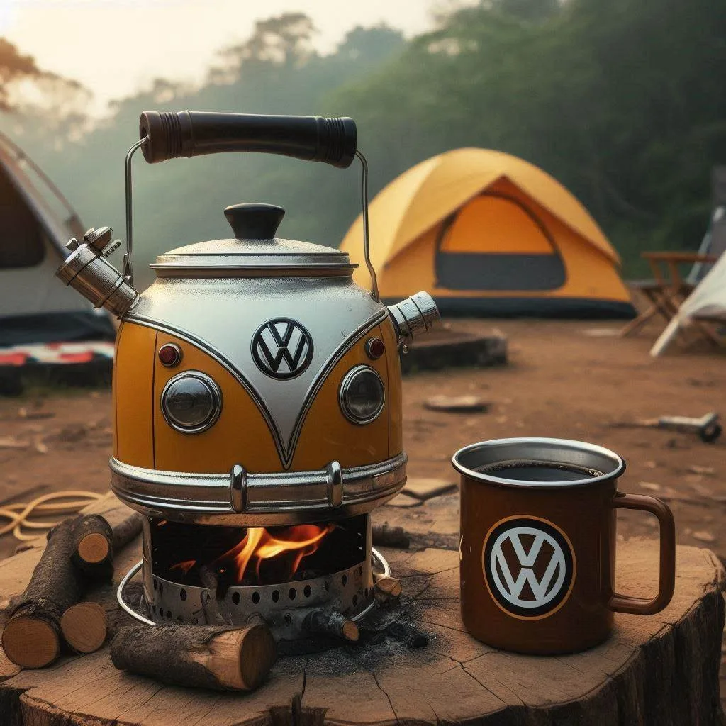 A Unique Experience: The Volkswagen Wood-Fired Kettle – A Perfect Blend of Style and Tradition