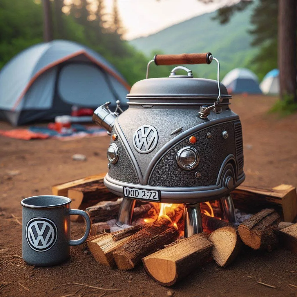 A Unique Experience: The Volkswagen Wood-Fired Kettle – A Perfect Blend of Style and Tradition