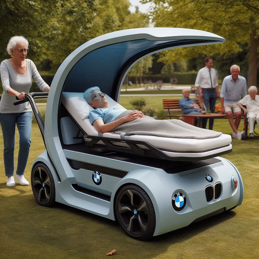 BMW Bed Stroller for the Elderly: Combining Comfort, Style, and Functionality