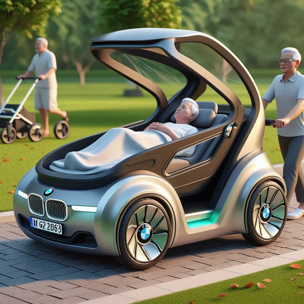 BMW Bed Stroller for the Elderly: Combining Comfort, Style, and Functionality