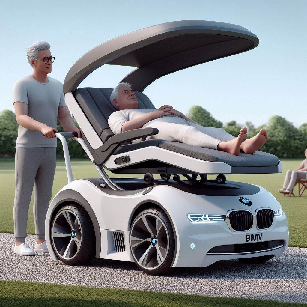 BMW Bed Stroller for the Elderly: Combining Comfort, Style, and Functionality