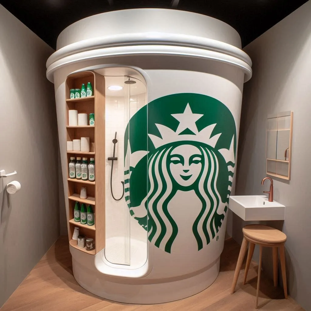 Sip and Shower: Transform Your Bathroom with a Coffee Cup Shaped Shower