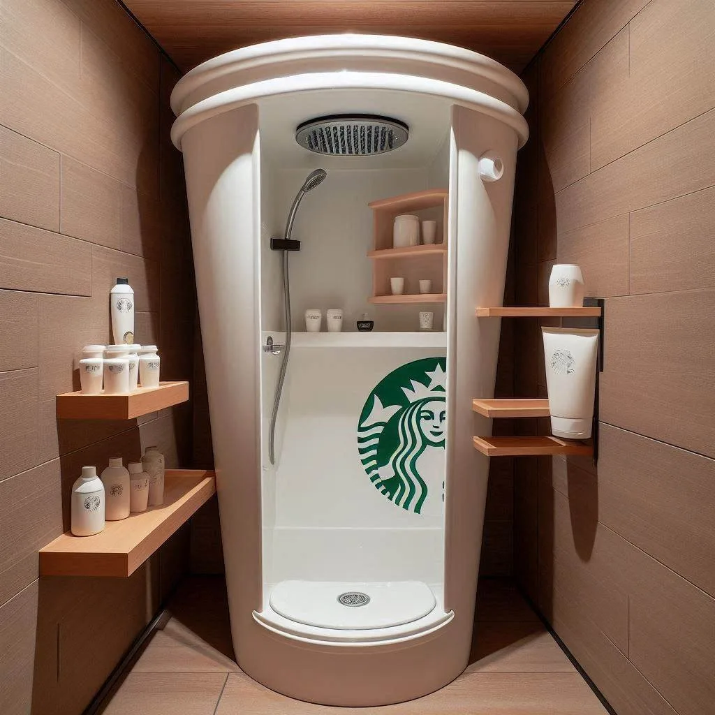 Sip and Shower: Transform Your Bathroom with a Coffee Cup Shaped Shower