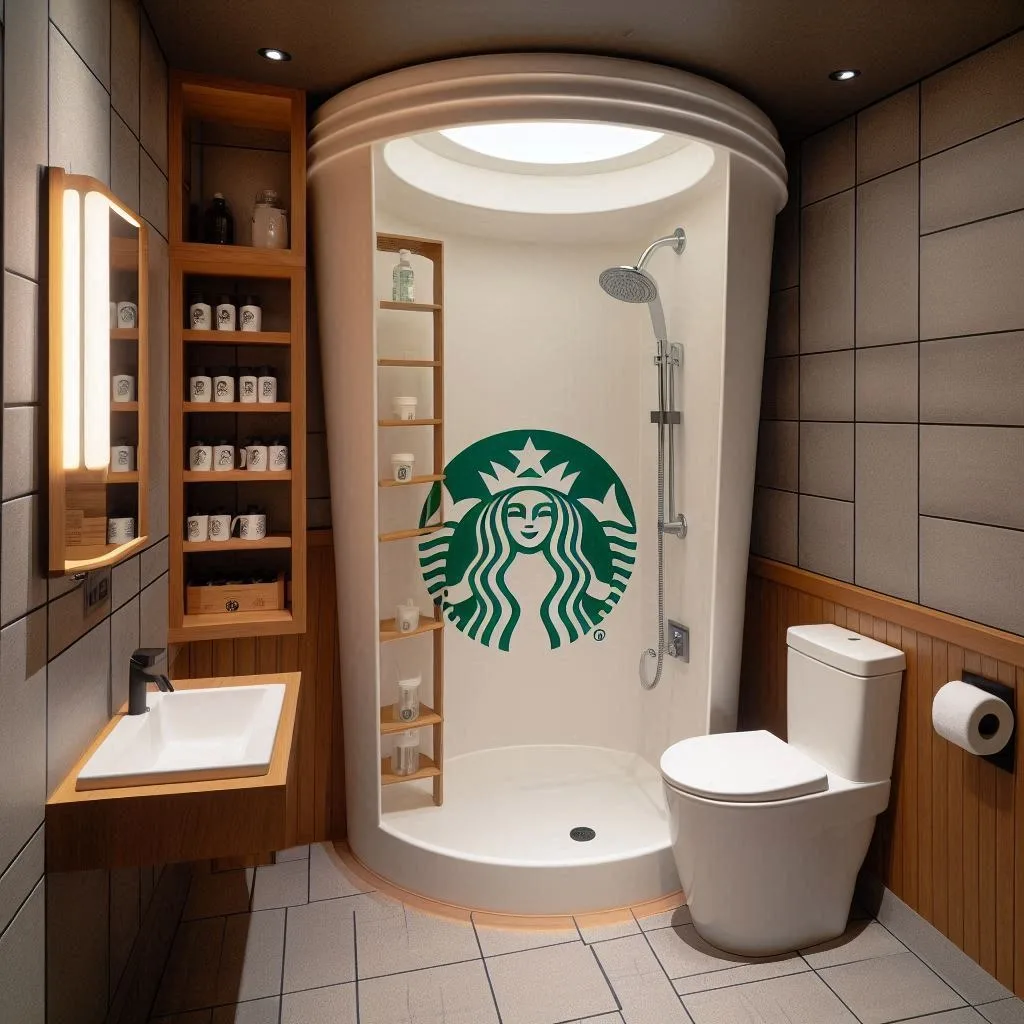 Sip and Shower: Transform Your Bathroom with a Coffee Cup Shaped Shower