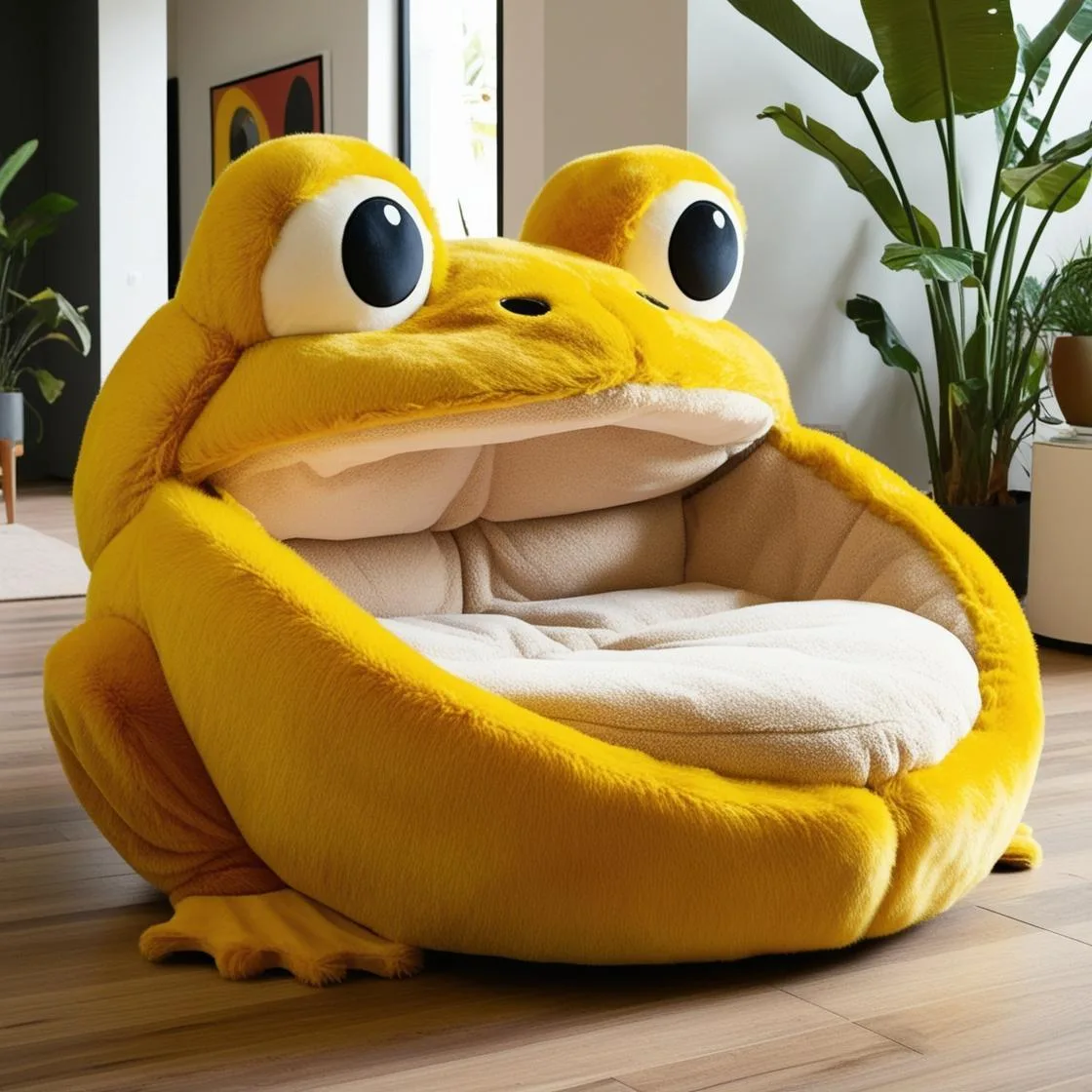 Can Giant Frog Loungers be stored easily?