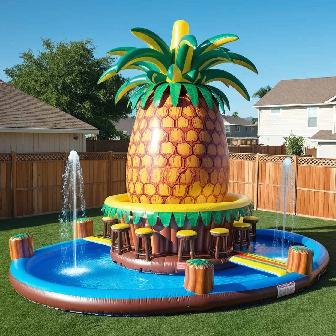 Inflatable Pool Tiki Bar: Turn Your Pool into a Tropical Oasis