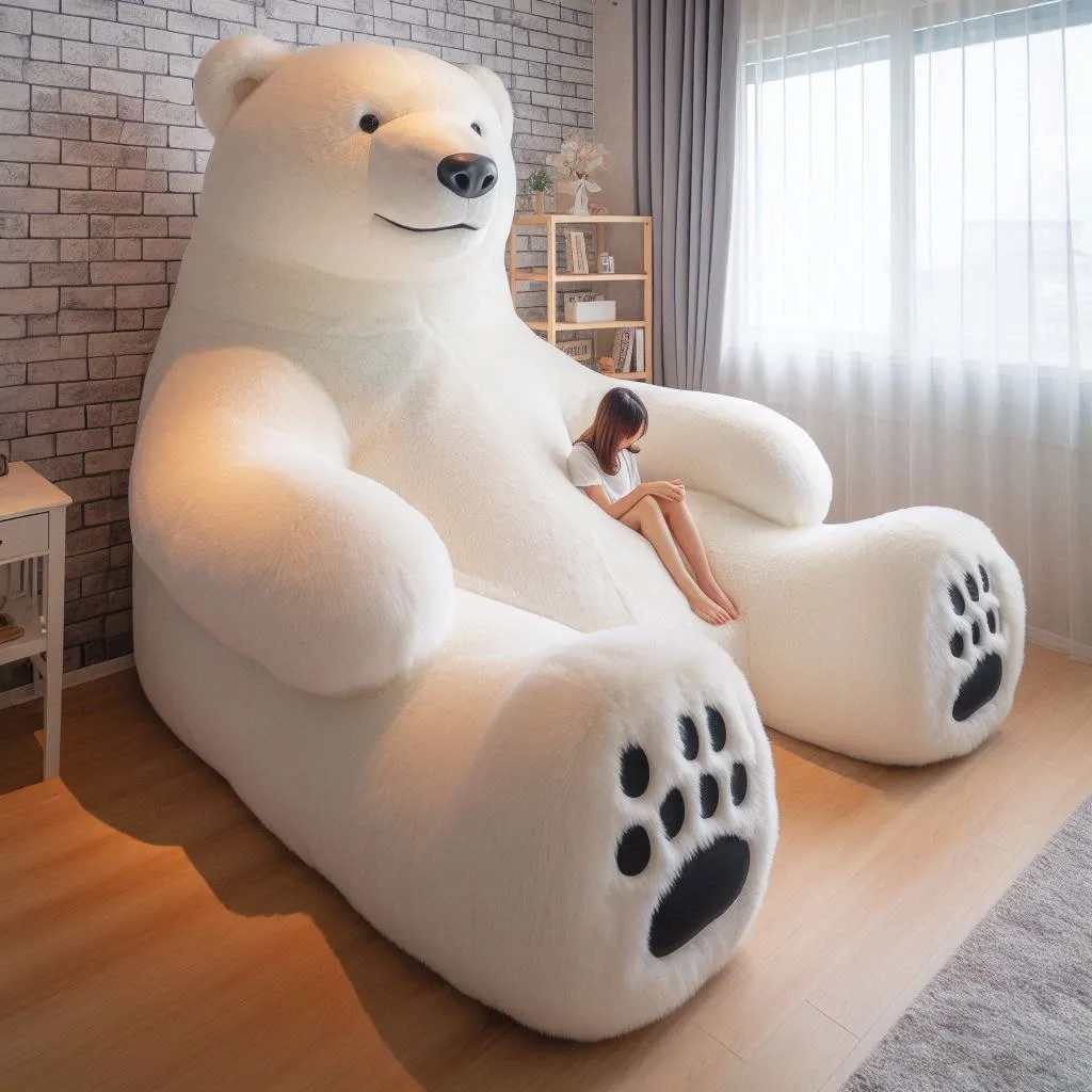 Polar Bear Lounger: Experience Relaxation with Arctic-Inspired Elegance