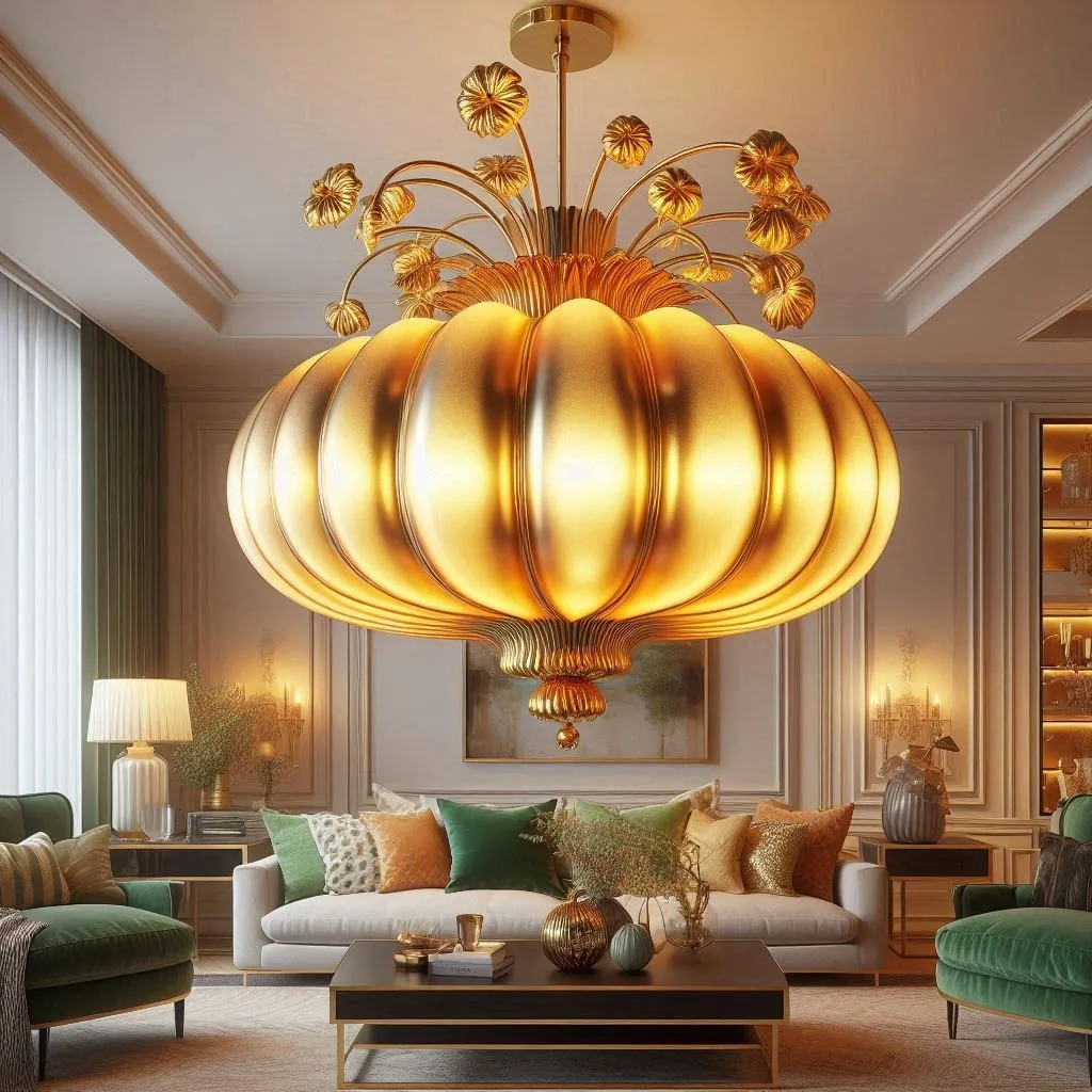 Pumpkin Chandelier: Illuminating Your Home with Autumn Charm