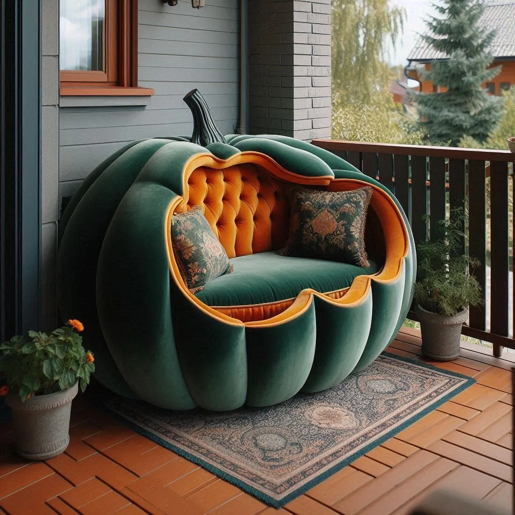 Pumpkin Porch Loungers: Add Whimsy and Comfort to Your Porch Decor