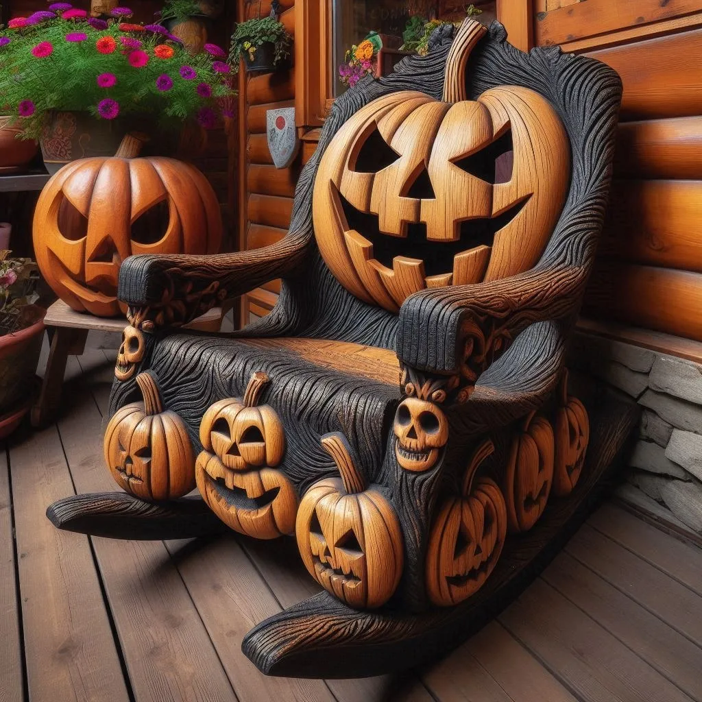 Pumpkin Rocker: Add a Playful Touch to Your Space with Enchanting Design