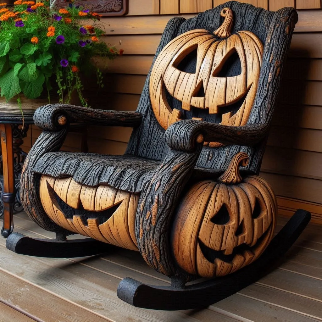 Pumpkin Rocker: Add a Playful Touch to Your Space with Enchanting Design