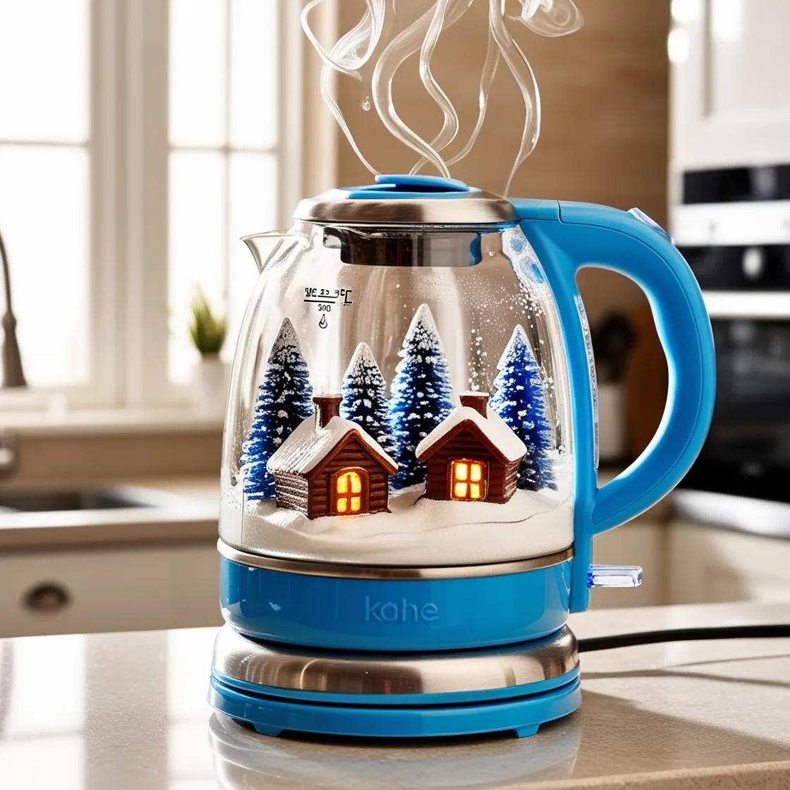 Snow Globe Kettle: Where Winter's Beauty Meets the Warmth of Home