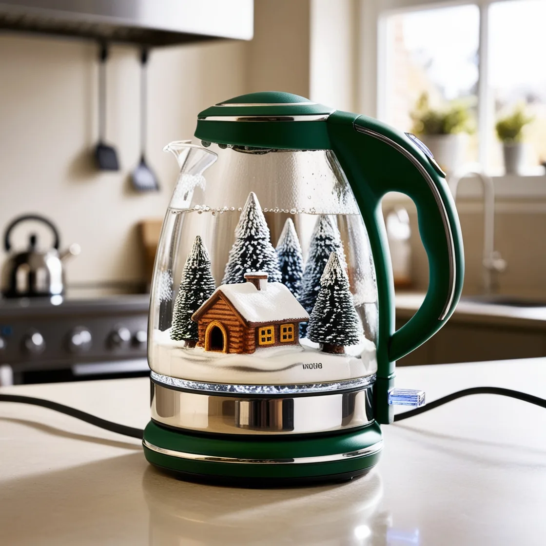 Snow Globe Kettle: Where Winter's Beauty Meets the Warmth of Home