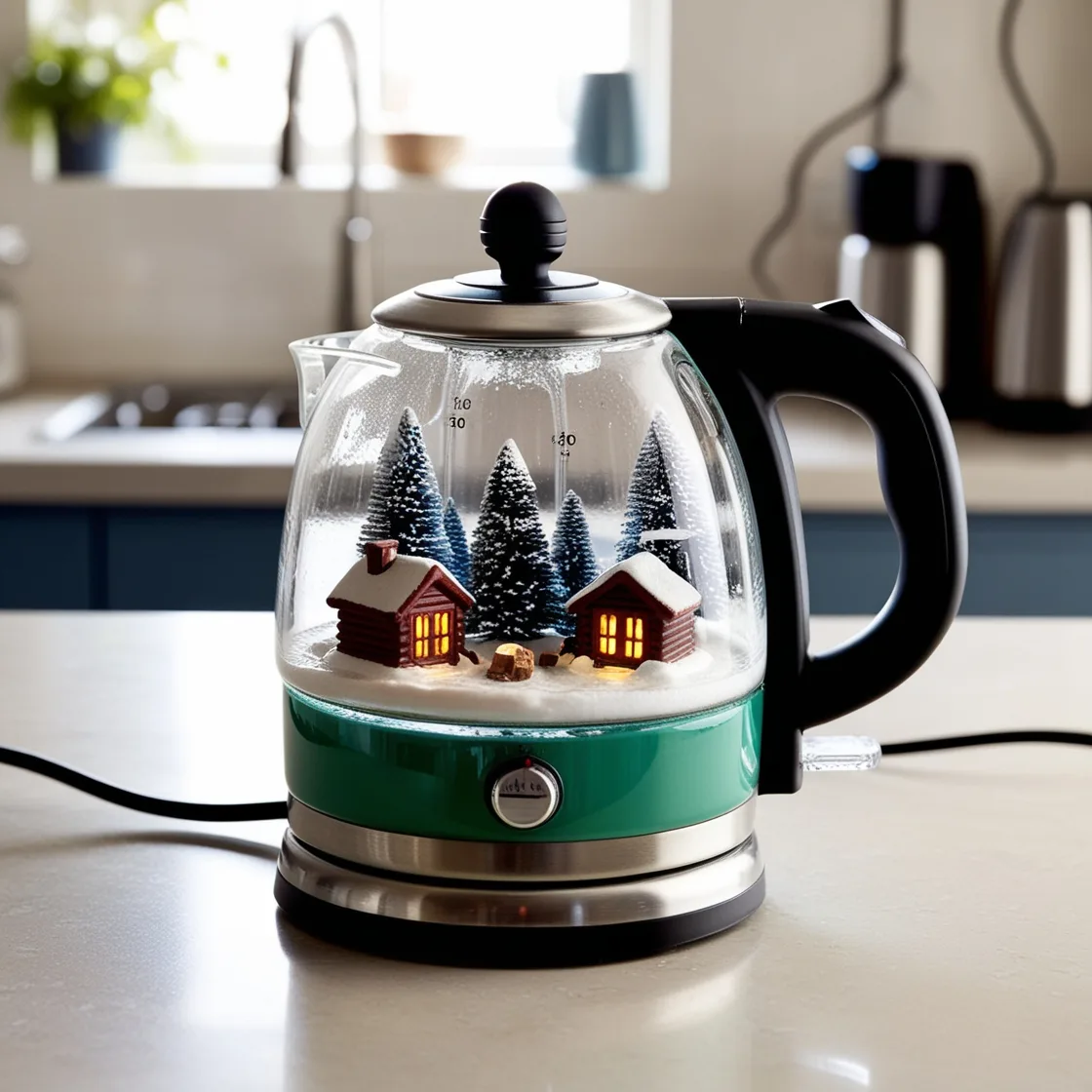 Snow Globe Kettle: Where Winter's Beauty Meets the Warmth of Home