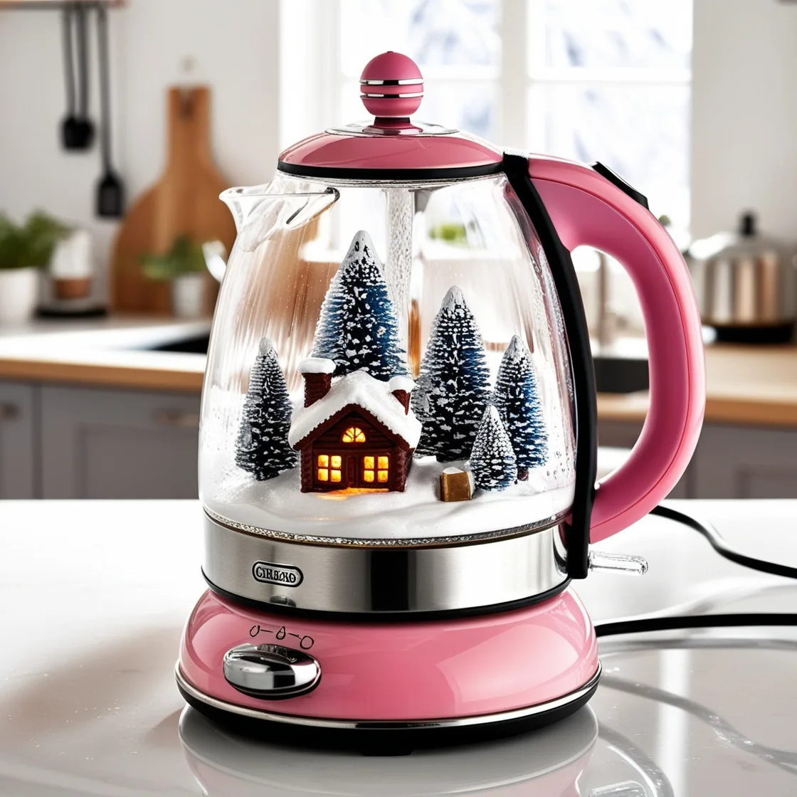 Snow Globe Kettle: Where Winter's Beauty Meets the Warmth of Home