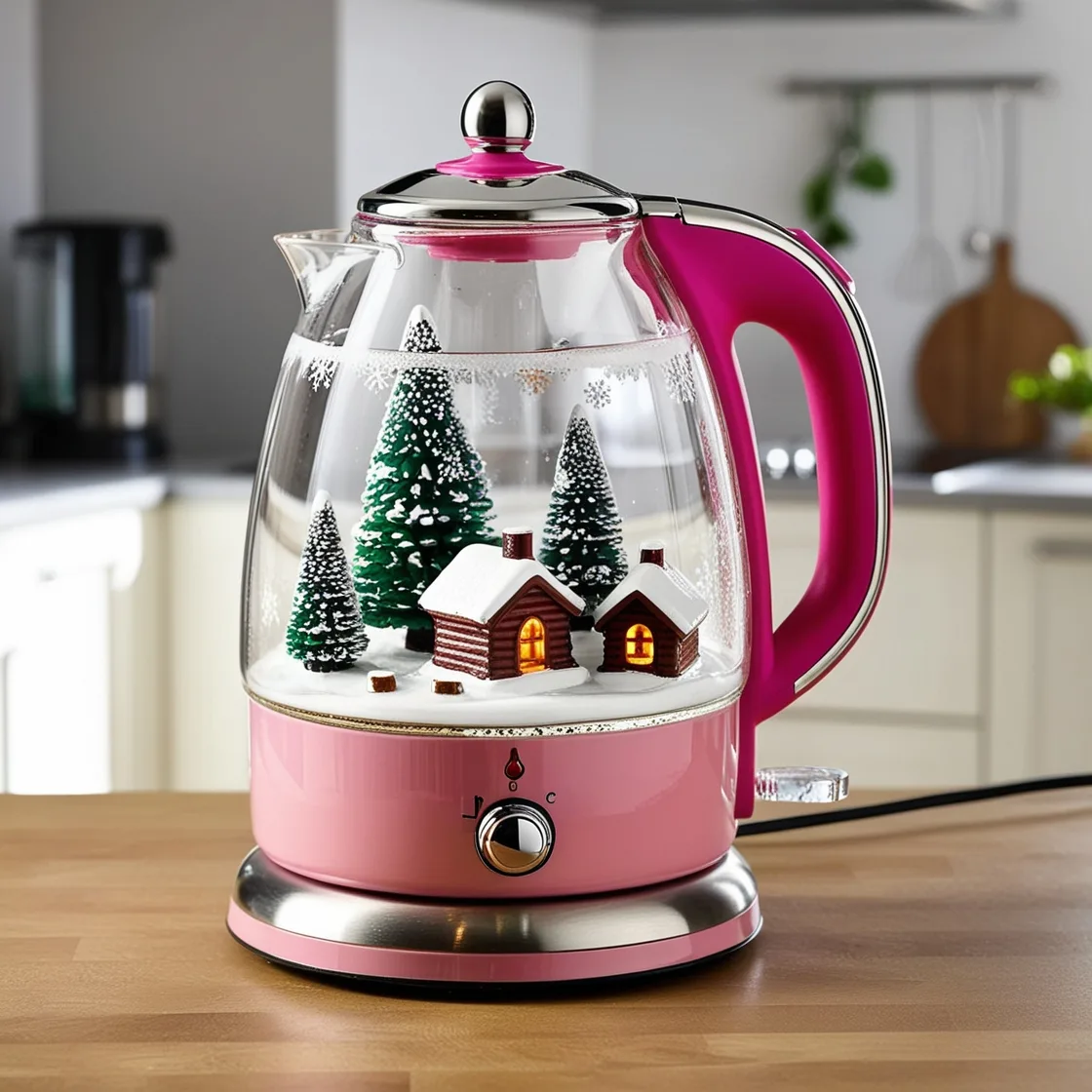 Snow Globe Kettle: Where Winter's Beauty Meets the Warmth of Home