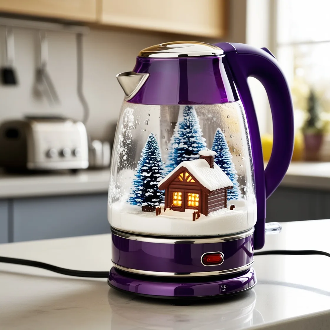 Snow Globe Kettle: Where Winter's Beauty Meets the Warmth of Home