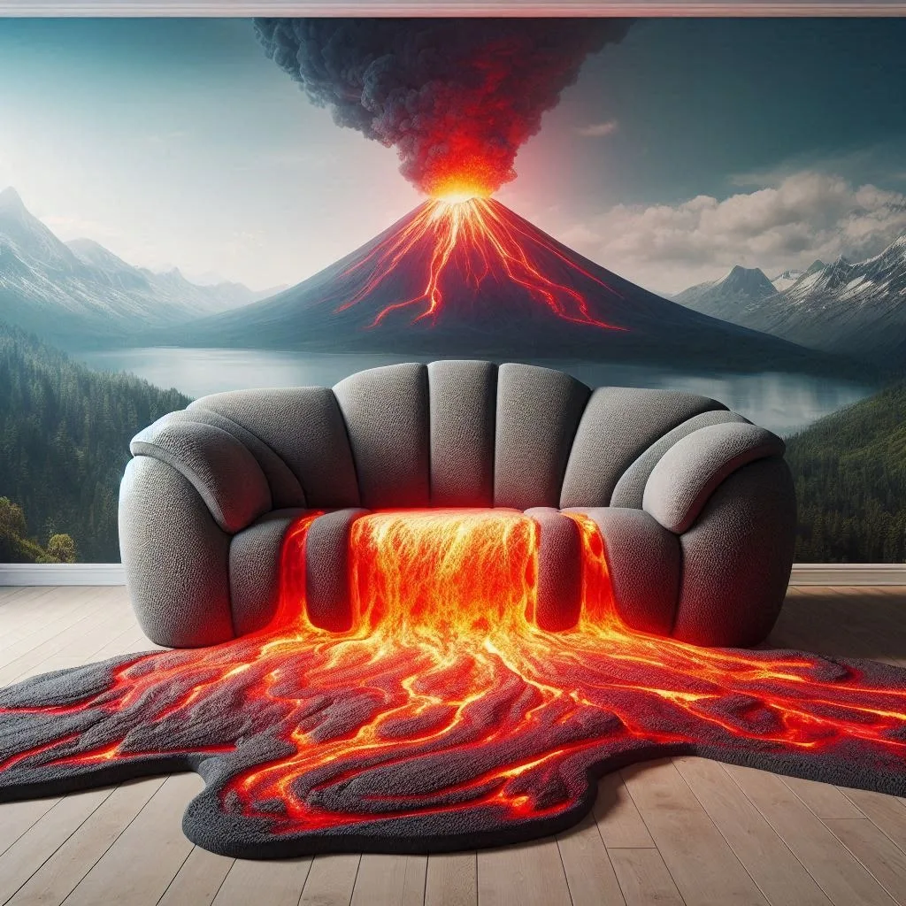 Erupting Style: Transform Your Space with the Volcano Sofa