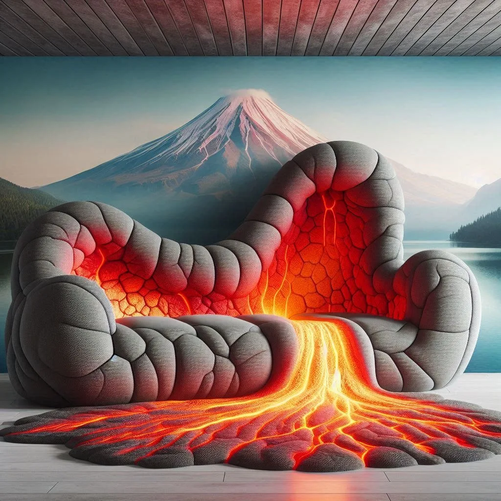 Erupting Style: Transform Your Space with the Volcano Sofa