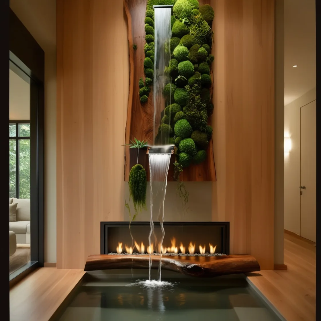 Transform Your Space with Waterfall Fireplaces: A Perfect Blend of Tranquility and Warmth