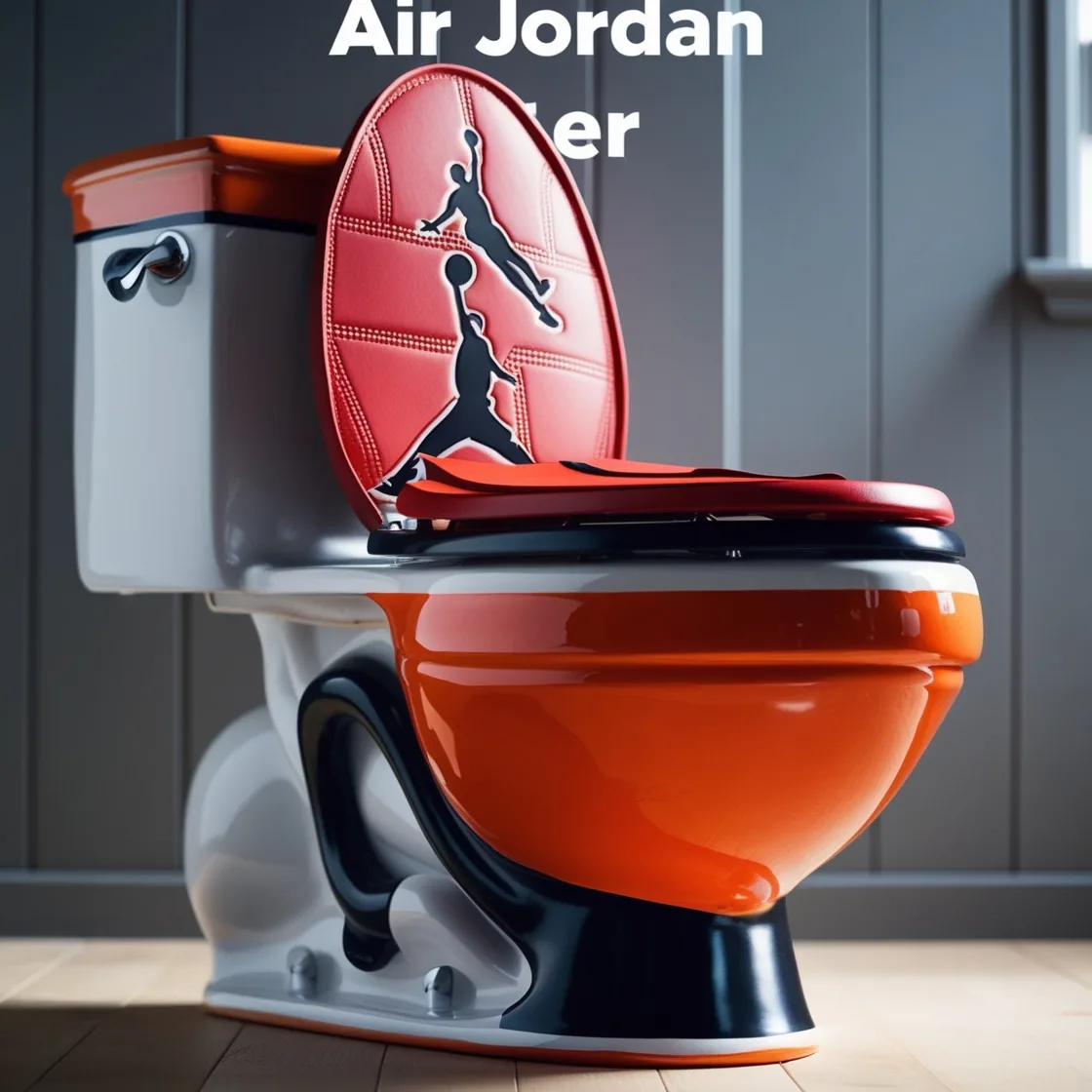 Flush with Style: The Air Jordan Toilet That Redefines Bathroom Decor