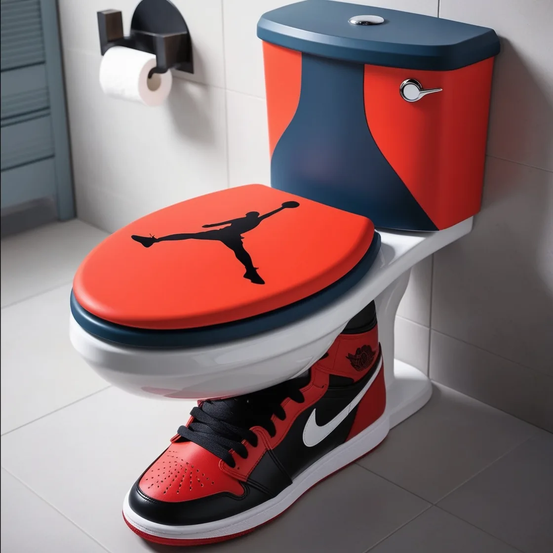 Flush with Style: The Air Jordan Toilet That Redefines Bathroom Decor