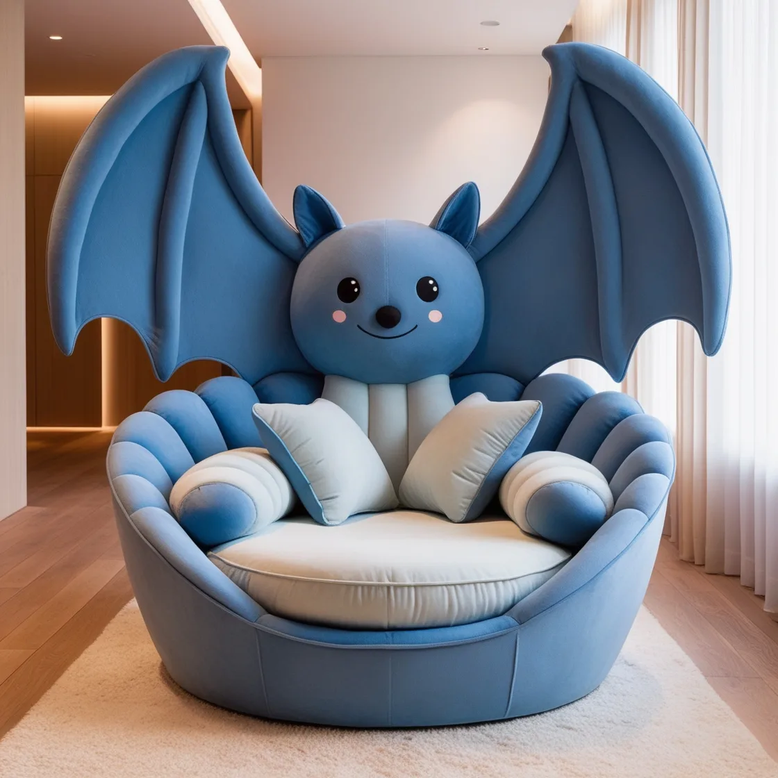 Embrace the Dark Elegance: Bat-Inspired Chairs for a Unique Seating Experience