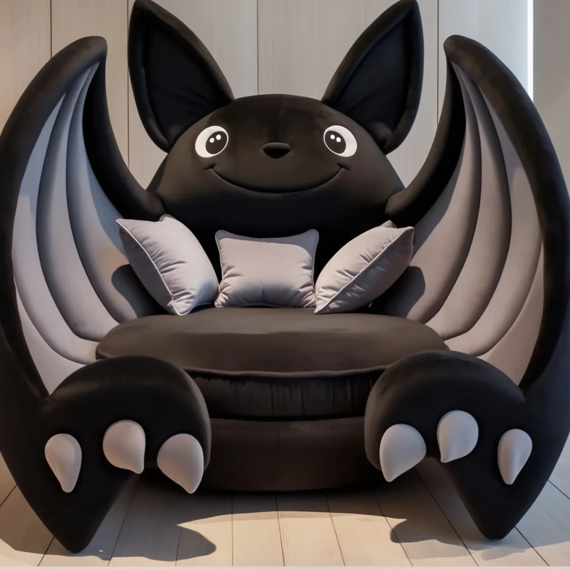 Embrace the Dark Elegance: Bat-Inspired Chairs for a Unique Seating Experience