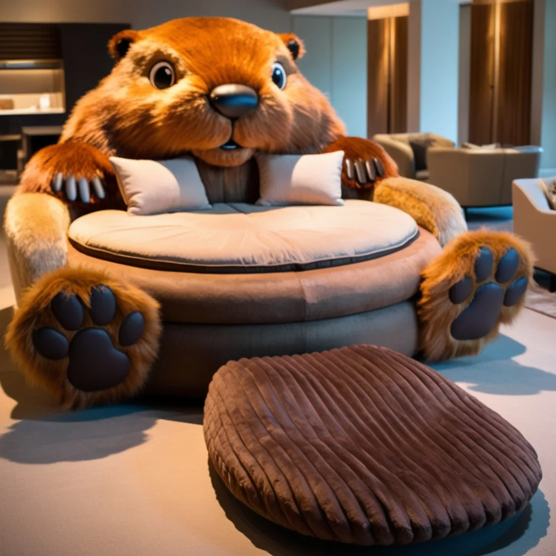 Unwind Like Never Before: Experience Cozy Comfort with the Beaver Lounger