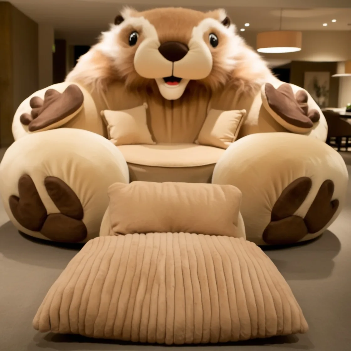 Unwind Like Never Before: Experience Cozy Comfort with the Beaver Lounger