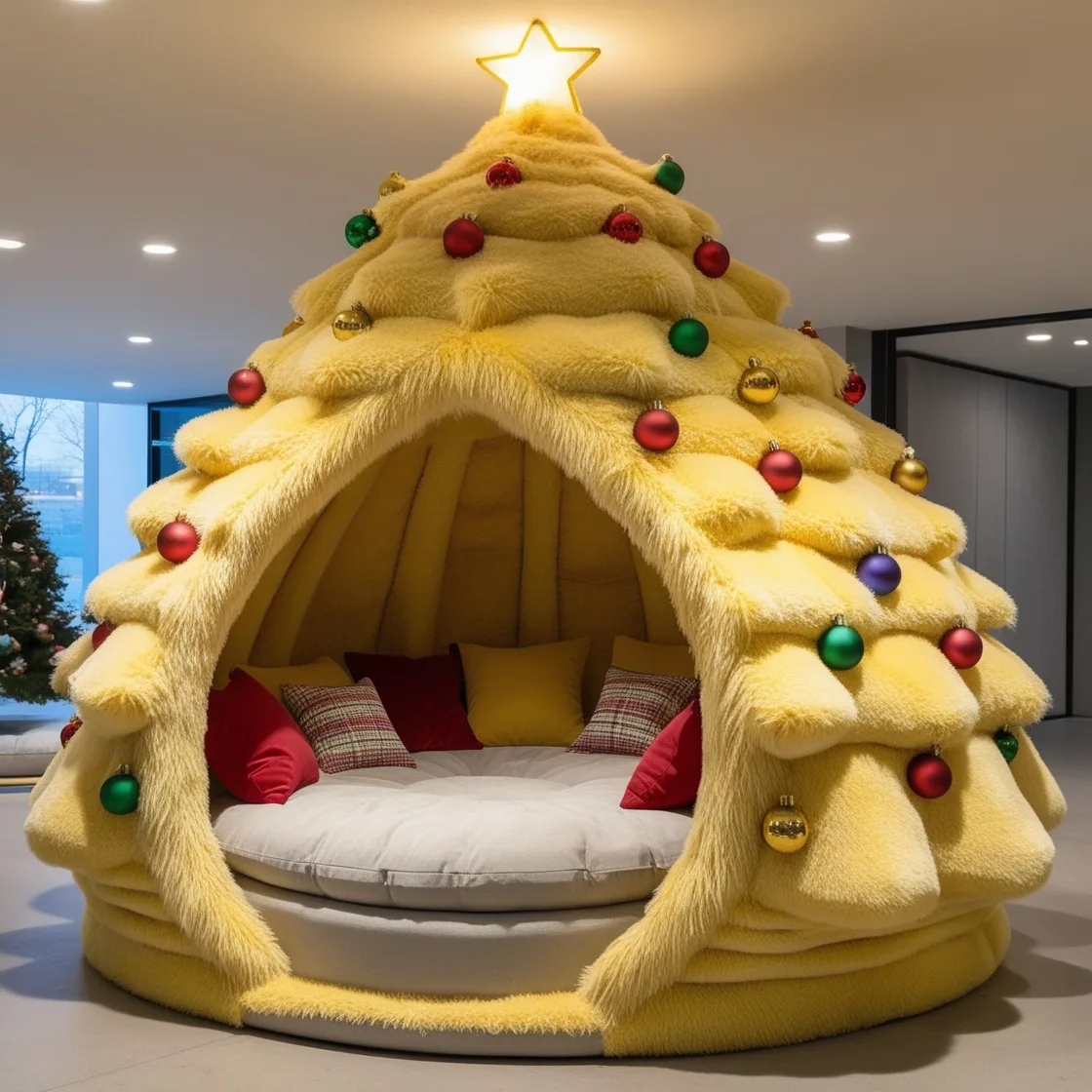 Cozy Up This Holiday Season: Transform Your Space into a Christmas Tree Lounging Den