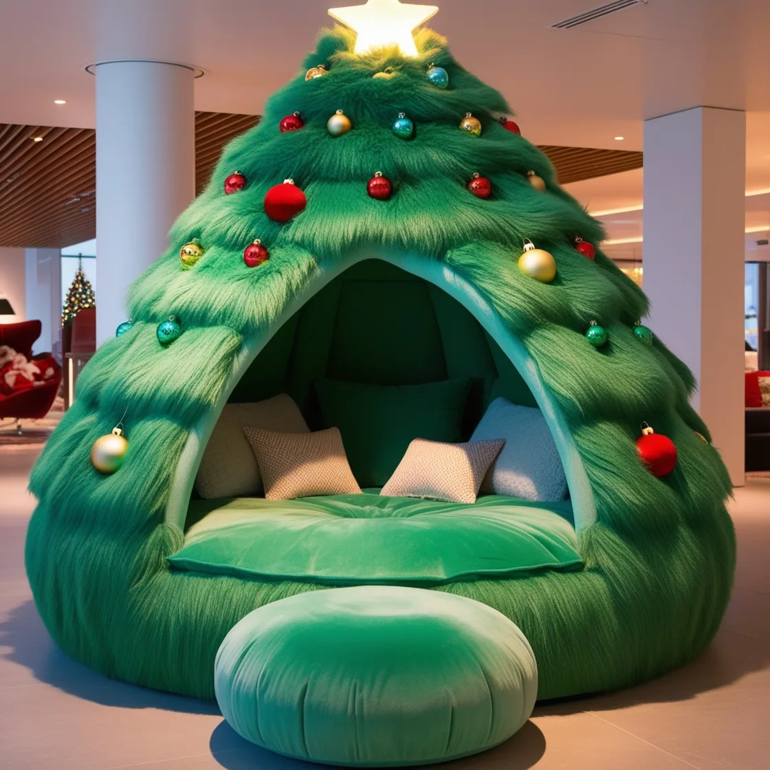 Cozy Up This Holiday Season: Transform Your Space into a Christmas Tree Lounging Den