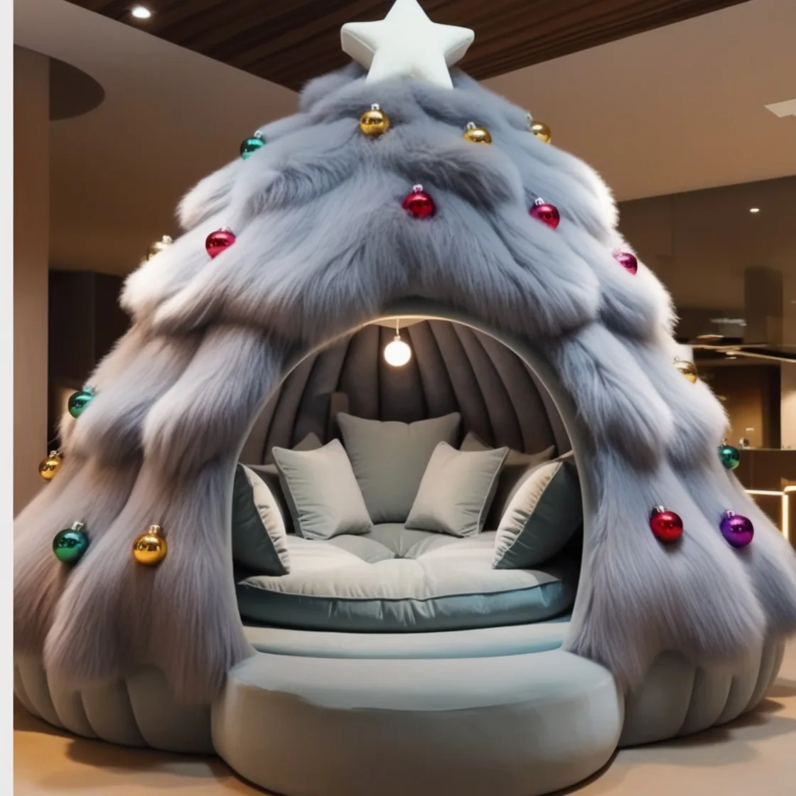 Cozy Up This Holiday Season: Transform Your Space into a Christmas Tree Lounging Den